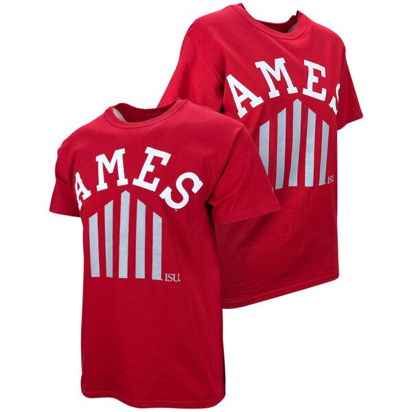 Champion® 5-Bar Ames Cardinal T-Shirt (Commemorative Collection)